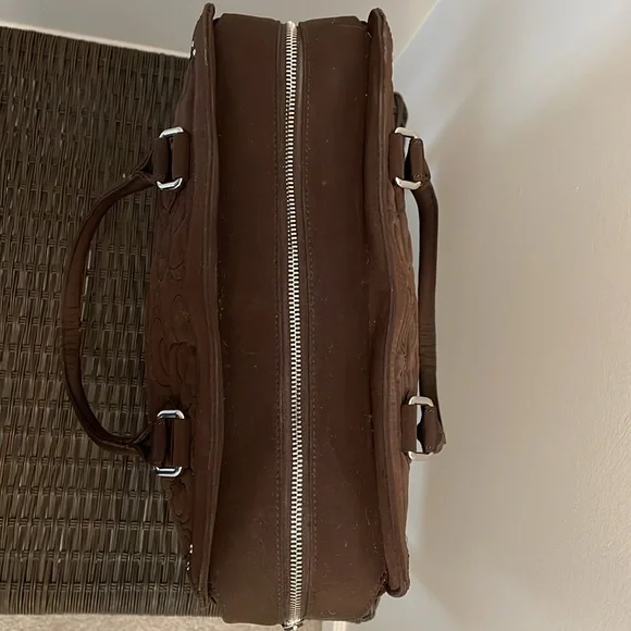 Vera Bradley large tote in chocolate brown - Picture 7 of 7